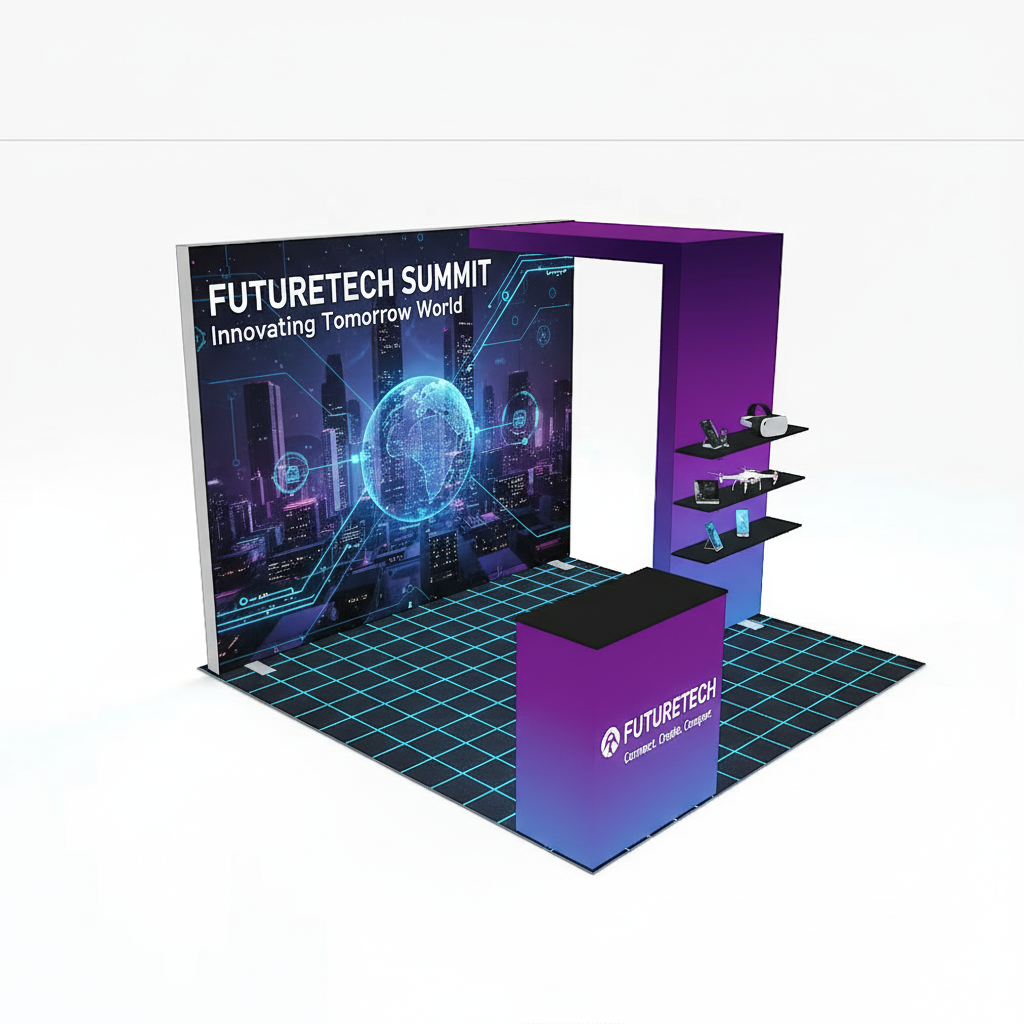 Modular Backlit Booths