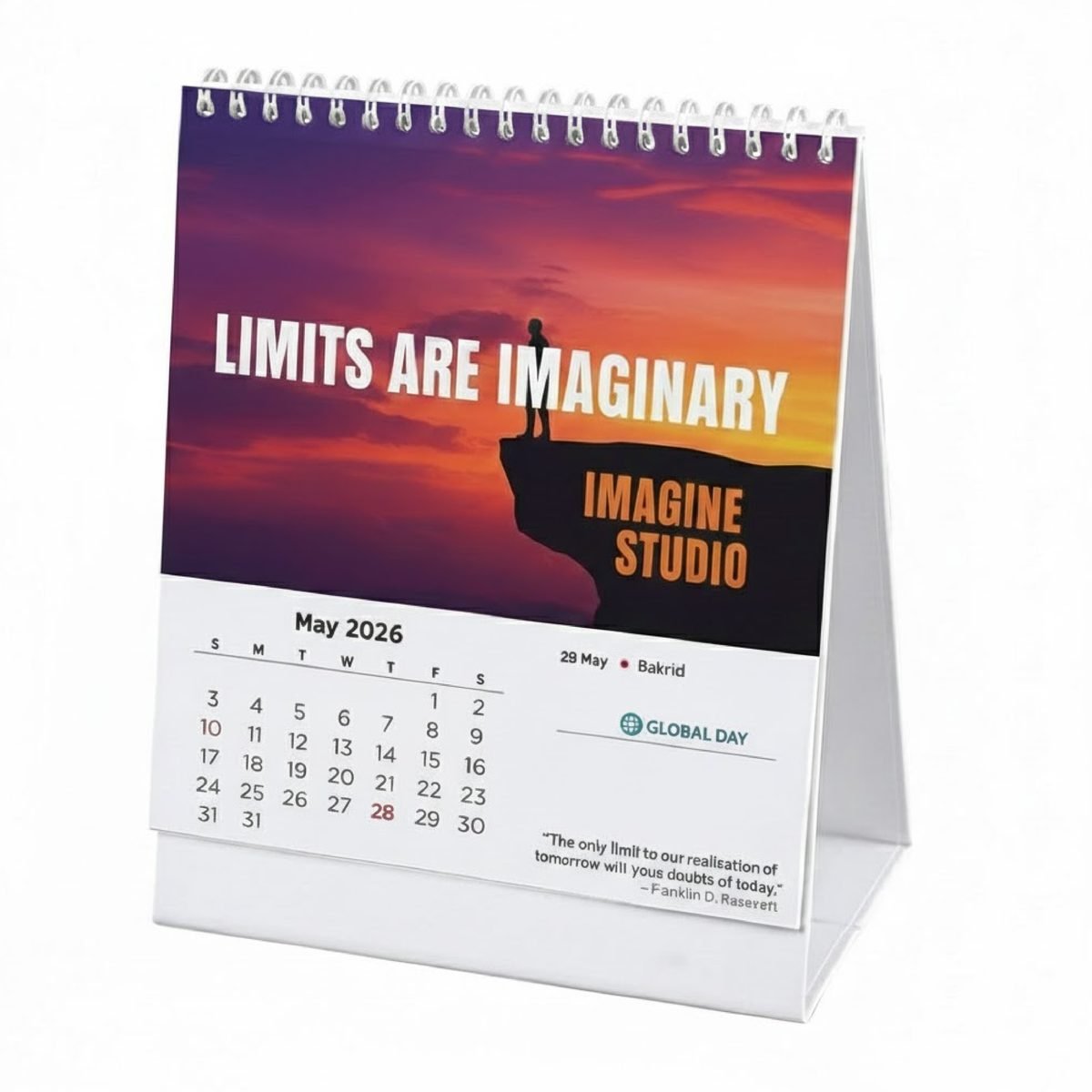 Custom Desk Calendar Printing Abu Dhabi Dubai View 3