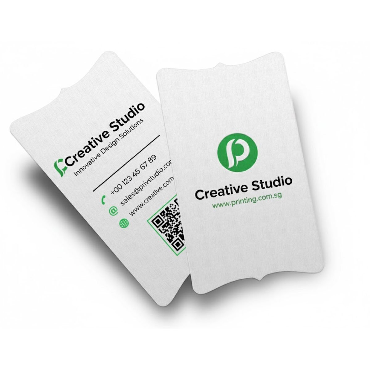 Custom Die Cut Business Cards Printing Abu Dhabi Dubai View 2