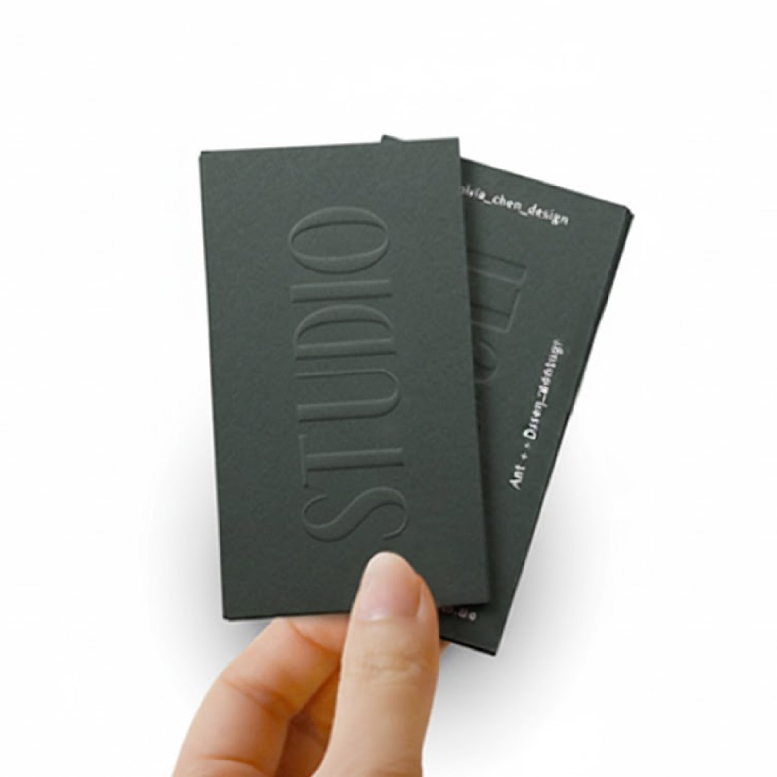 Custom Embossed Business Cards Printing Abu Dhabi Dubai View 2