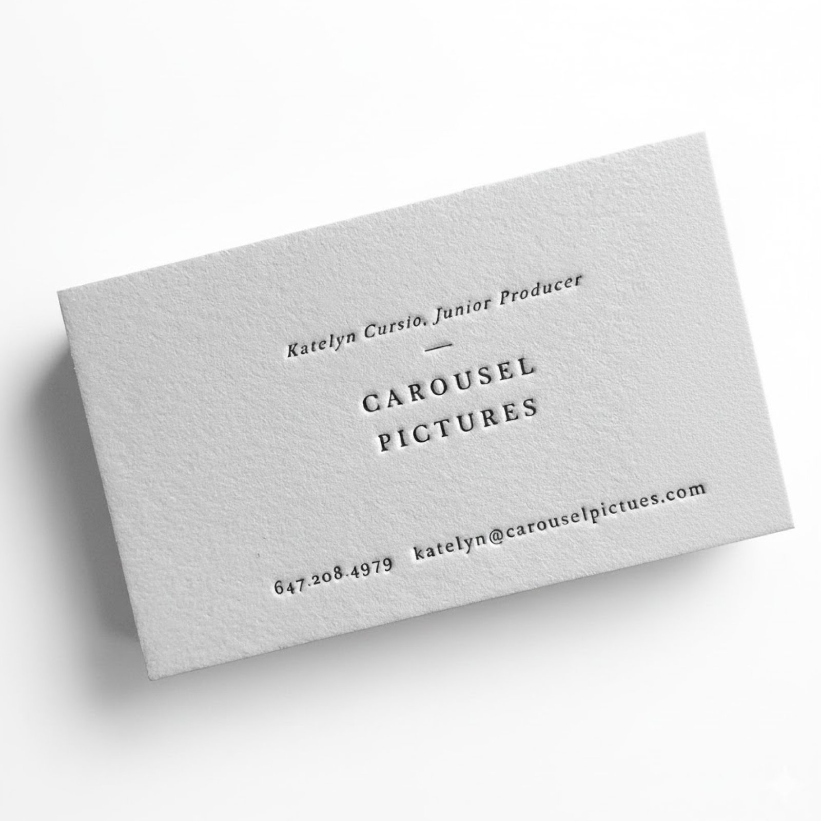 Custom Letterpress Business Cards Printing Abu Dhabi Dubai View 2