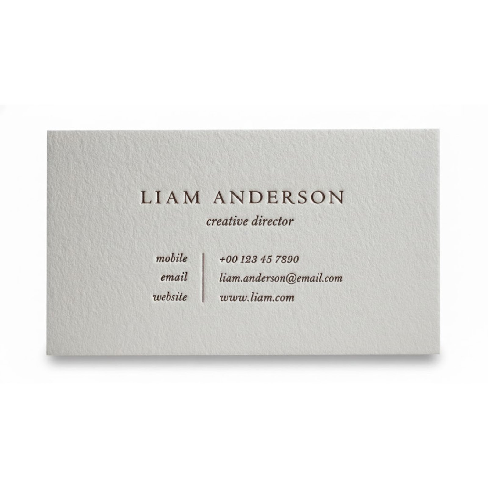 Custom Letterpress Business Cards Printing Abu Dhabi Dubai View 3