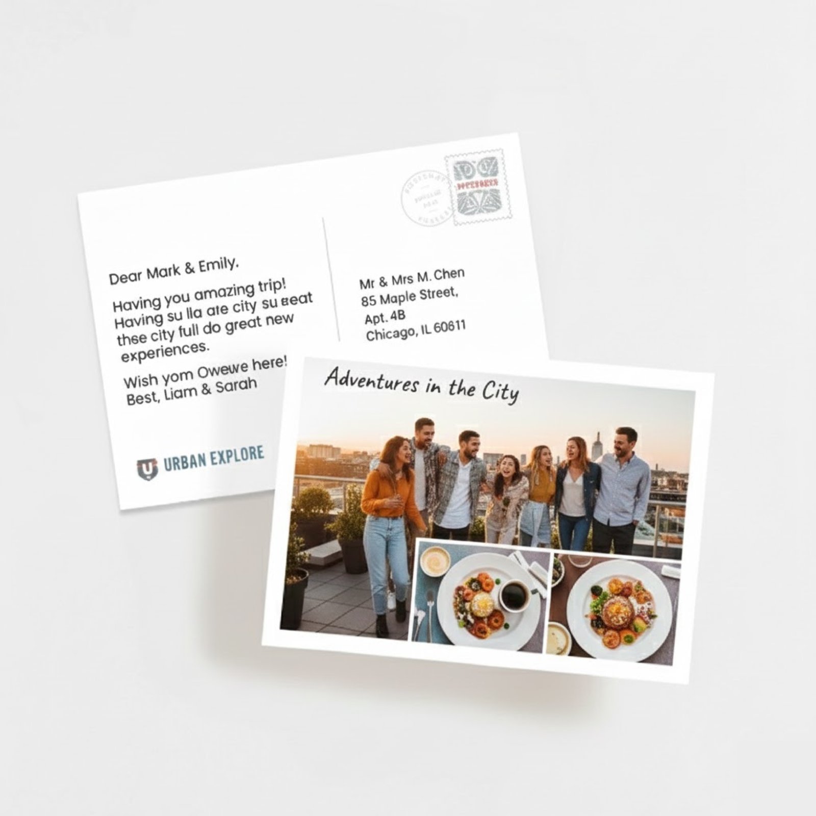 Custom Postcard Printing Abu Dhabi Dubai View 2