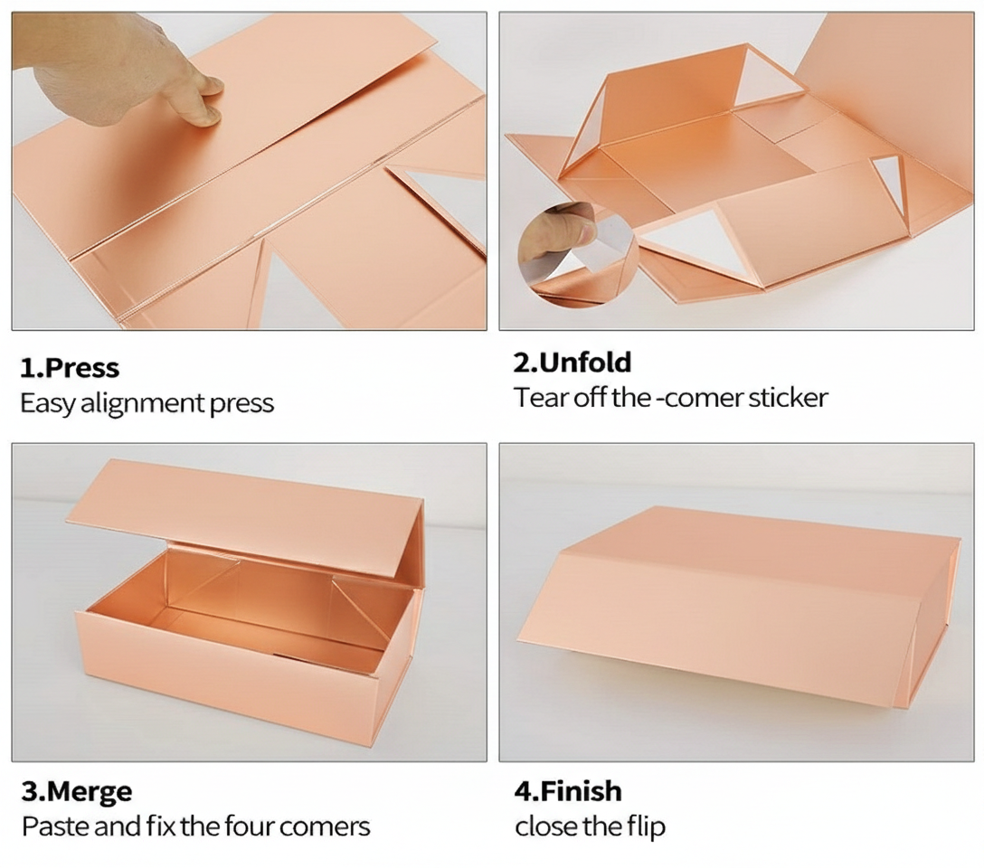 Collapsible Foldable Rigid Boxes View 3