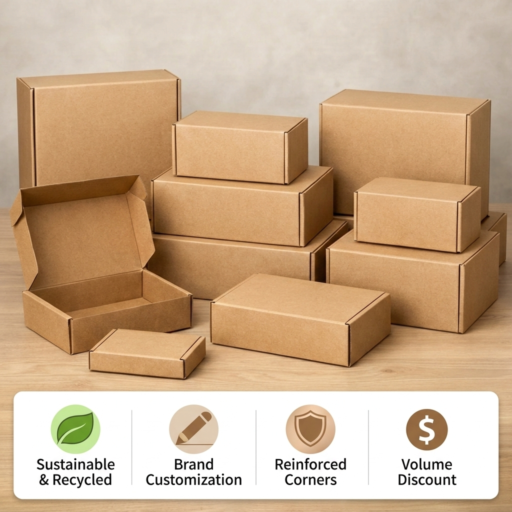 Eco Friendly Kraft Mailers View 3