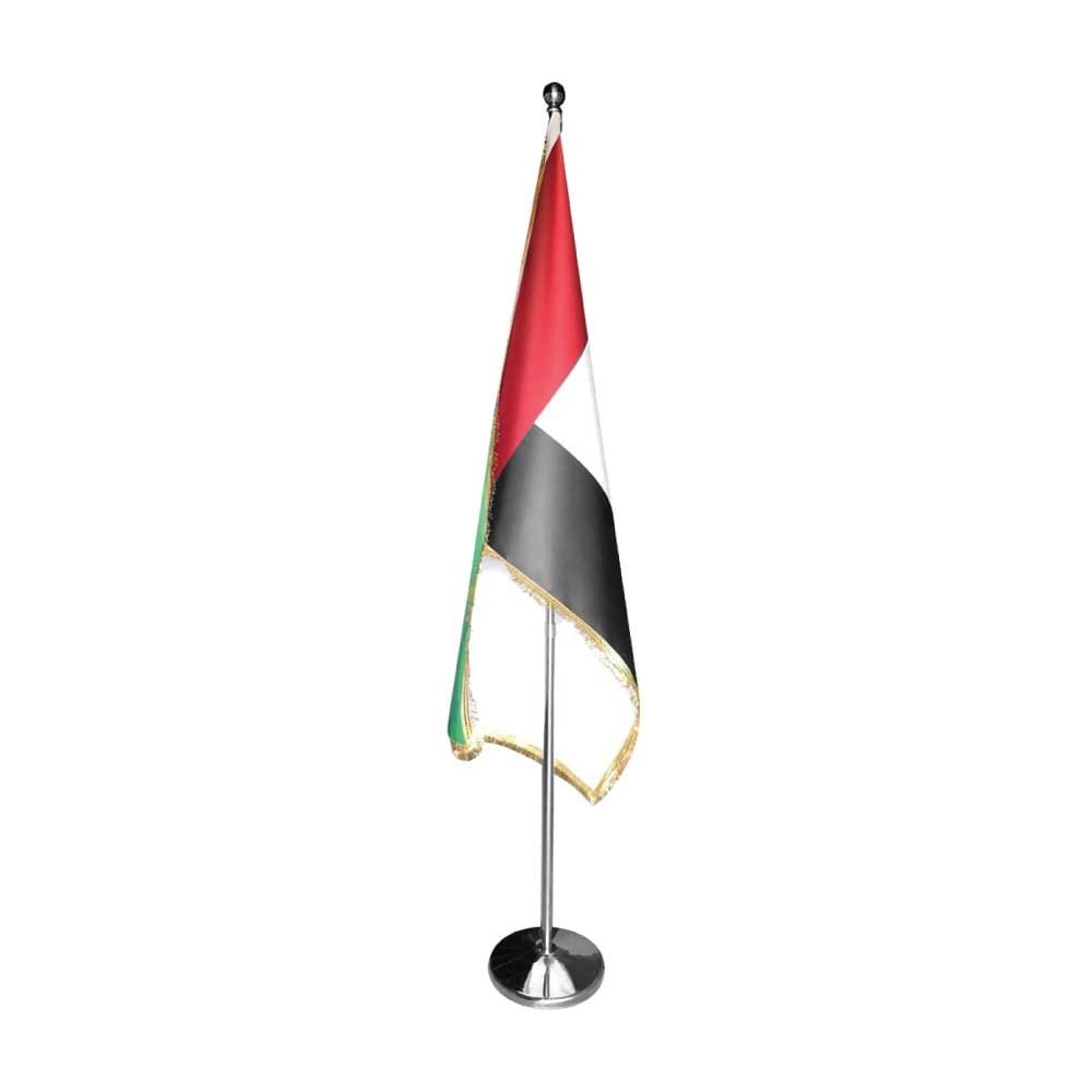 UAE Flag Large Size Stand Abu Dhabi Dubai View 2